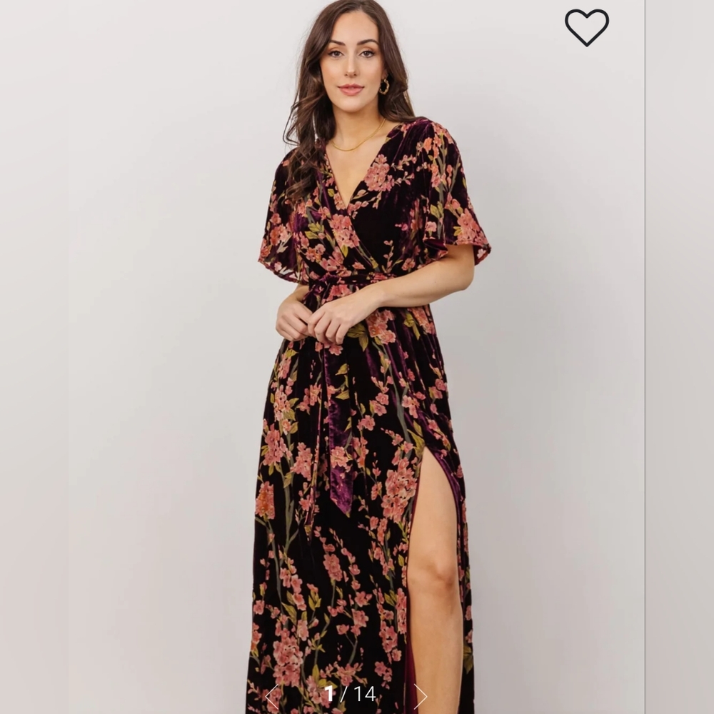 Uma Velvet Maxi Dress